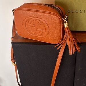 Gucci Tan Leather Interior Bag